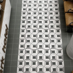 sol-carrelagecaprice-deco-block-noir-blanc-20x20-cm-formant-tapis-avec-carreau-uni
