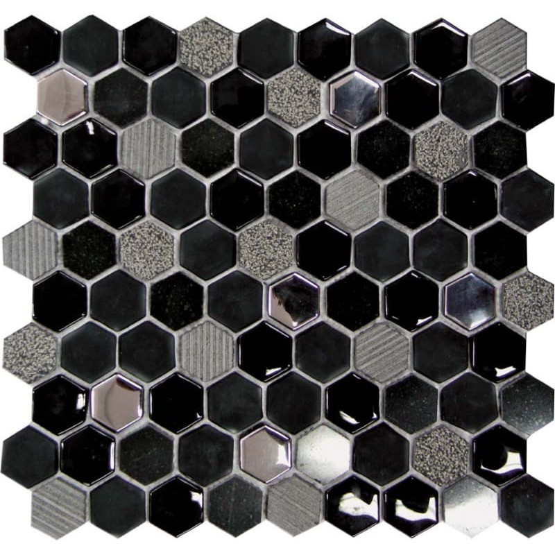 mosaique-hexagono-negro-pierre-verre