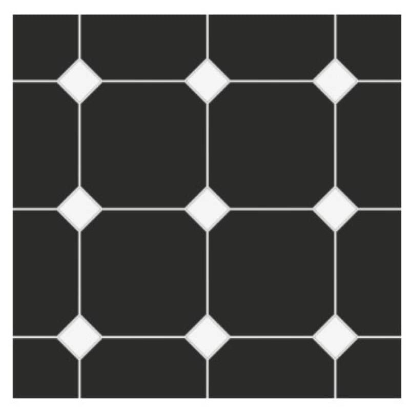 carrelage-20x20-octogone-nero-noir-mat-cabochons-blanc
