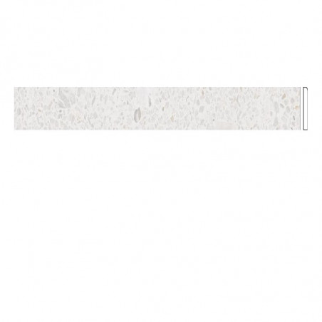 Plinthe-94x800-mm-Miscela-nacar-imitation terrazzo-blanc