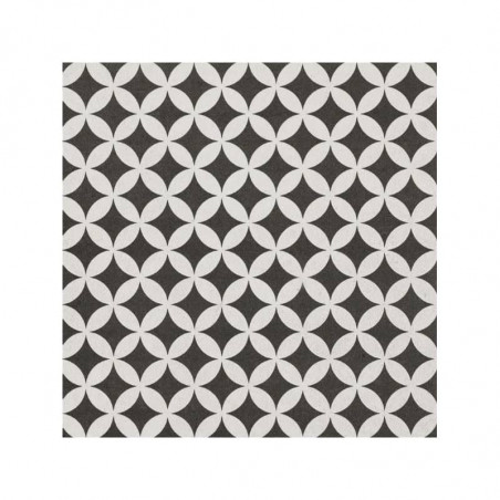 Carrelage-25x25-motif-ciment-etoile-noir-et-creme
