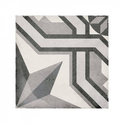 carrelage-imitation carreau--de-ciment-art-nouveau-cinema-20x20-grey-motif-etoile