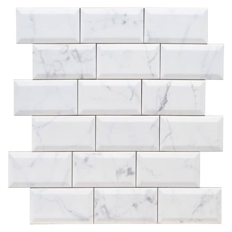 assemblage-de-carreau-metro-75x150-imitation-marbre-blanc-veine-grise-biseaute-carrara-metro-matt