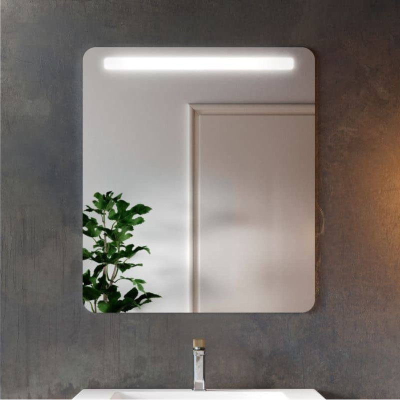 miroir-rain-80x80-avec-eclairage-led-integre-en-haut-du-miroir