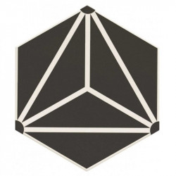 Carrelage-hexagonal-decor-geometrique-330x285-mm-Osaka-black