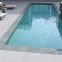Margelle piscine effet pierre 31.6x63.7 Aquamarine