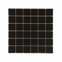 Carrelage mosaique 5x5 LAVA noir brillant