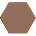 Carrelage hexagonal tomette 11.6x10.1 Kromatika clay