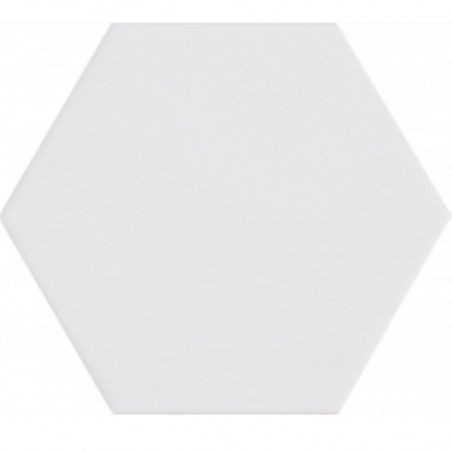 carrelage-hexagonal-blanc-kromatika-white-blanc-mat-116x101-mm-pour sol-et-mur