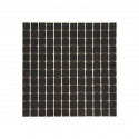 Mosaique 2.5x2.5 émaux de verre noir Ferro