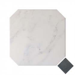 carrelage-20x20-octogonal-marbre-blanc-a-cabochon-noir-mat