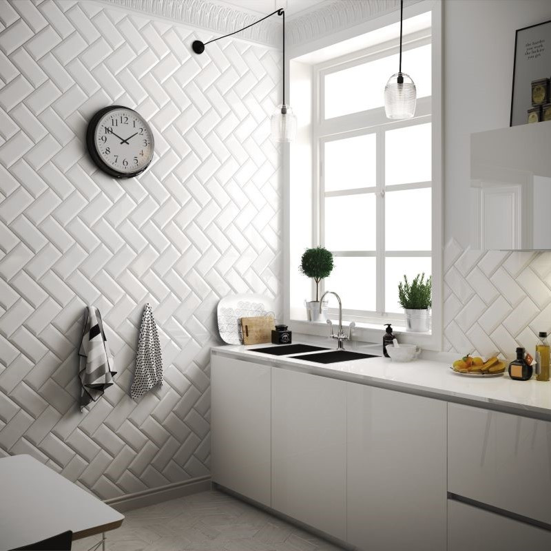 mur-cuisine-en-carreau-métro-10x20-blanc-brillant-ref-13923