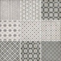 Carrelage esprit carreaux de ciment Alameda grey 20x20 mat 8 motifs