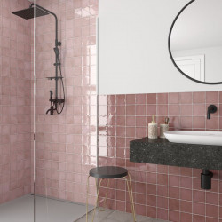 carrelage-rose-zellige-imitation-pour-salle-de-bain-Altea-Rosewood-10x10-ref-27601-Equipe-Ceramicas