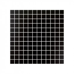carrelage-mosaique-25x25-mm-noir-mat-Nero-sur-filet-de-30x30-en-grès-cerame