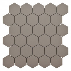 carrelage-mosaique-hexagonale-55x62-mm-sur trame-en-cerame-pleine-masse-pour-sol-et-mur
