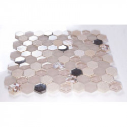 mosaique-hexagonale-beige-3x3-mm-pierre-verre-inox-sur-trame-30.2x30.2