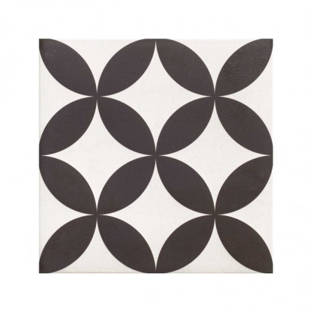 carreau-de-ciment-imitation-fleur-4-petales-noir-et-blanc-33x33-hanoi-circle-black
