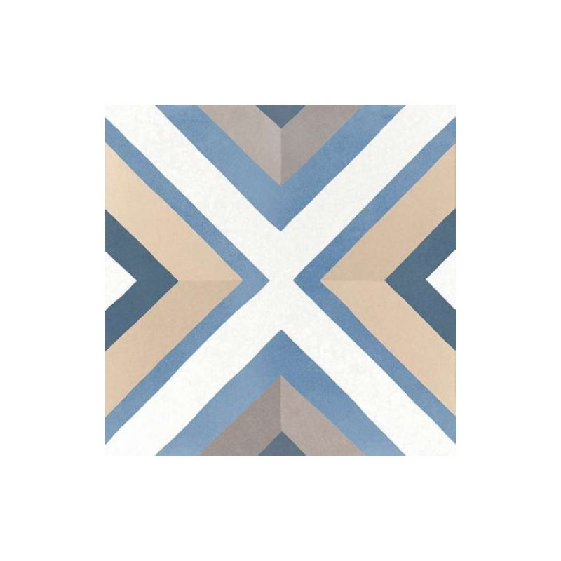 carreau-ciment-imitation-20x20-losange-bleu-et-sable-collection-Caprice-Deco-square-colours