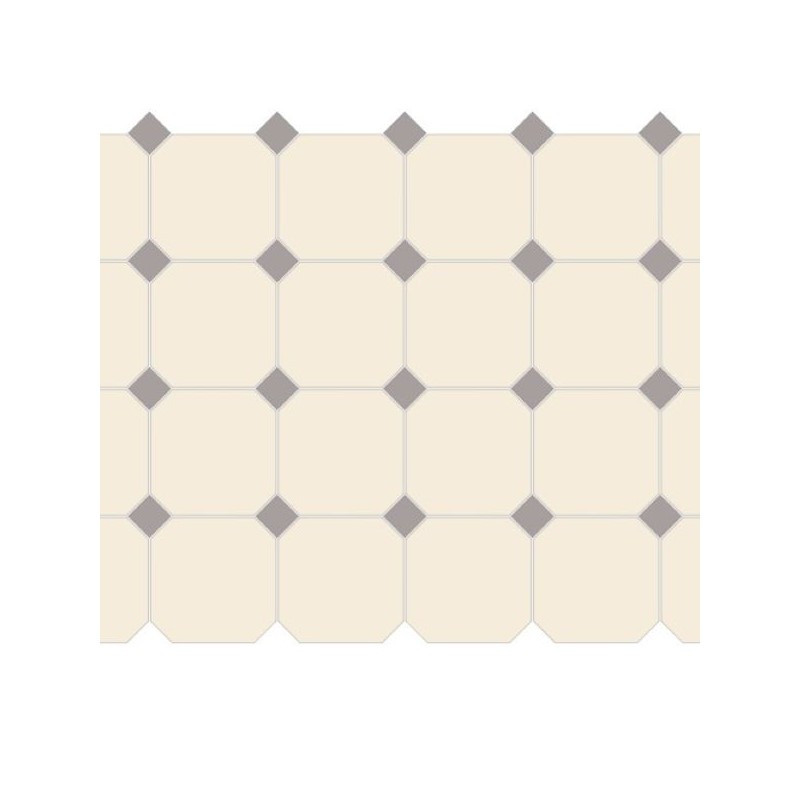 carrelage-20x20-octogonal-ivoire-cotone-avec-cabochon-gris-perla-cesi-ceramica