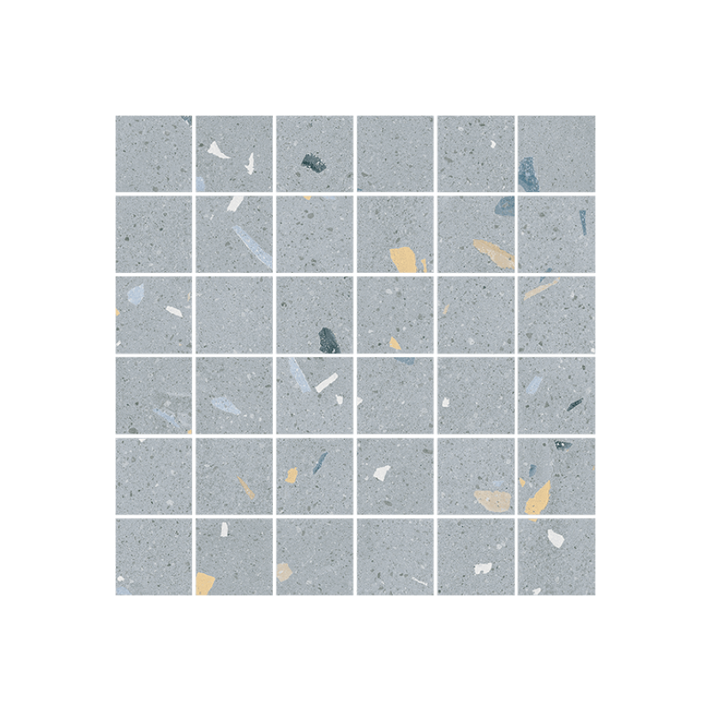 mosaique-5X5-BLEU-IMITATION-TERRAZZO-croccante-arandano-30x30-arcana