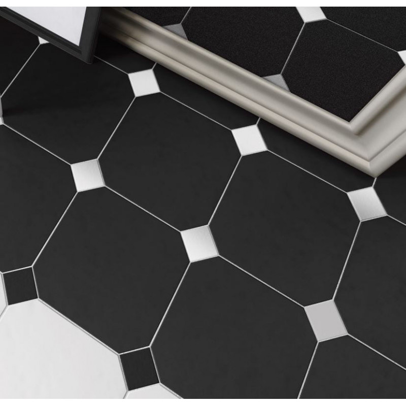carrelage-octogonal-noir-mat-a-cabochon-blanc-mat-brillant-20x20