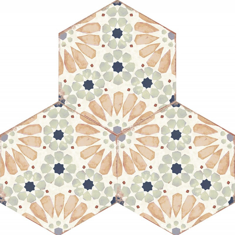 carrelage-hexagonal-decore-pour-sol-et-mur-aspect-carreau-ciment-bohemia-hanna-21x25-nanda-tiles
