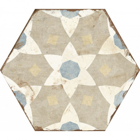 carreau-de-sol-hexagonal-aspect-ciment-vintage-bohemia-selena-21x25-nanda-tiles